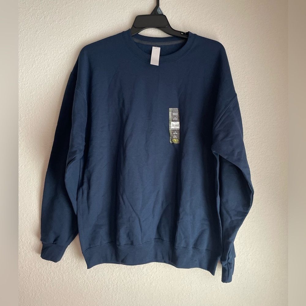 Athletic Works Navy Fleece lined Moisture Wicking Sweatshirt size XL-NWT - Picture 4 of 4
